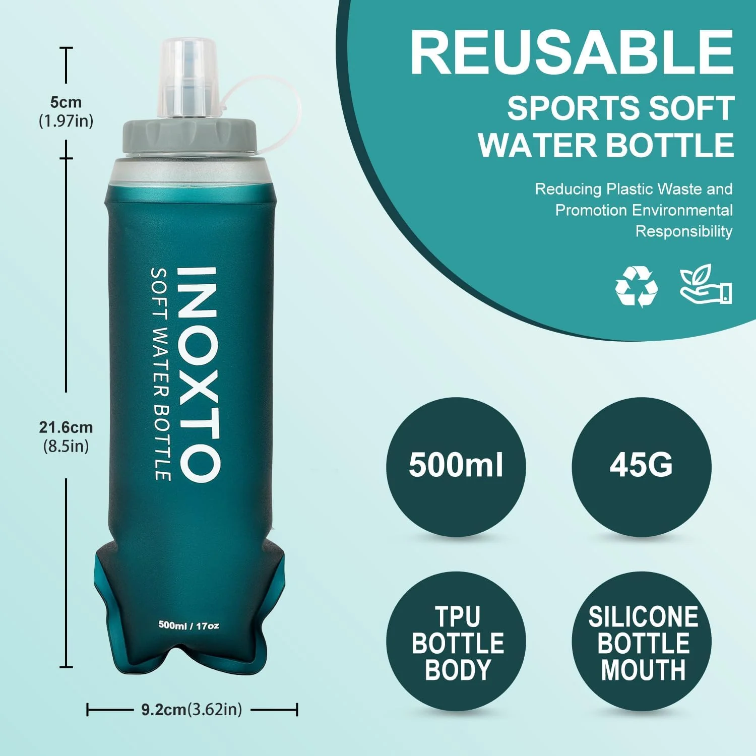 500ml Soft Flask TPU - Image 3
