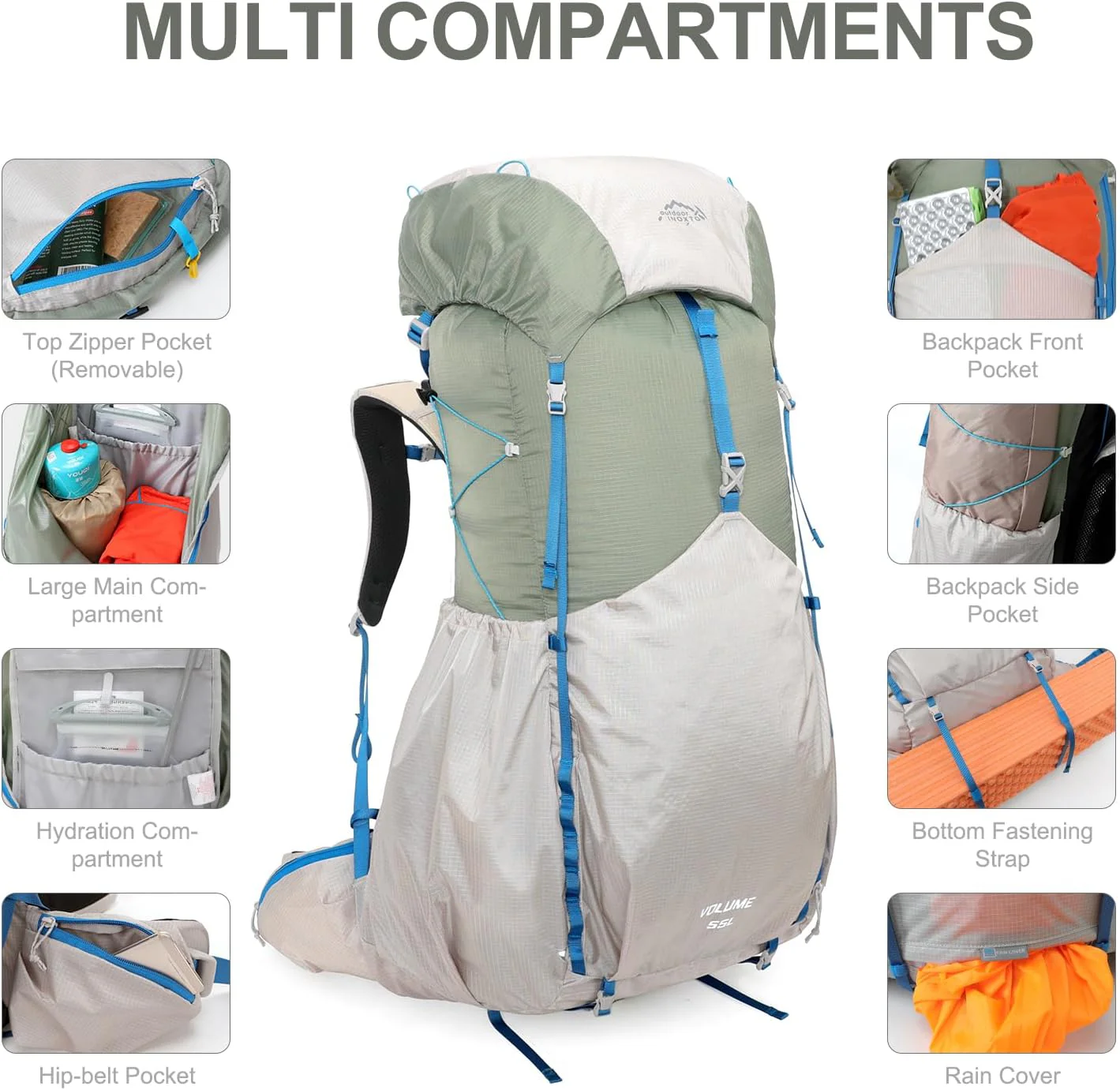 INOXTO Summit 55L Backpack - Image 11