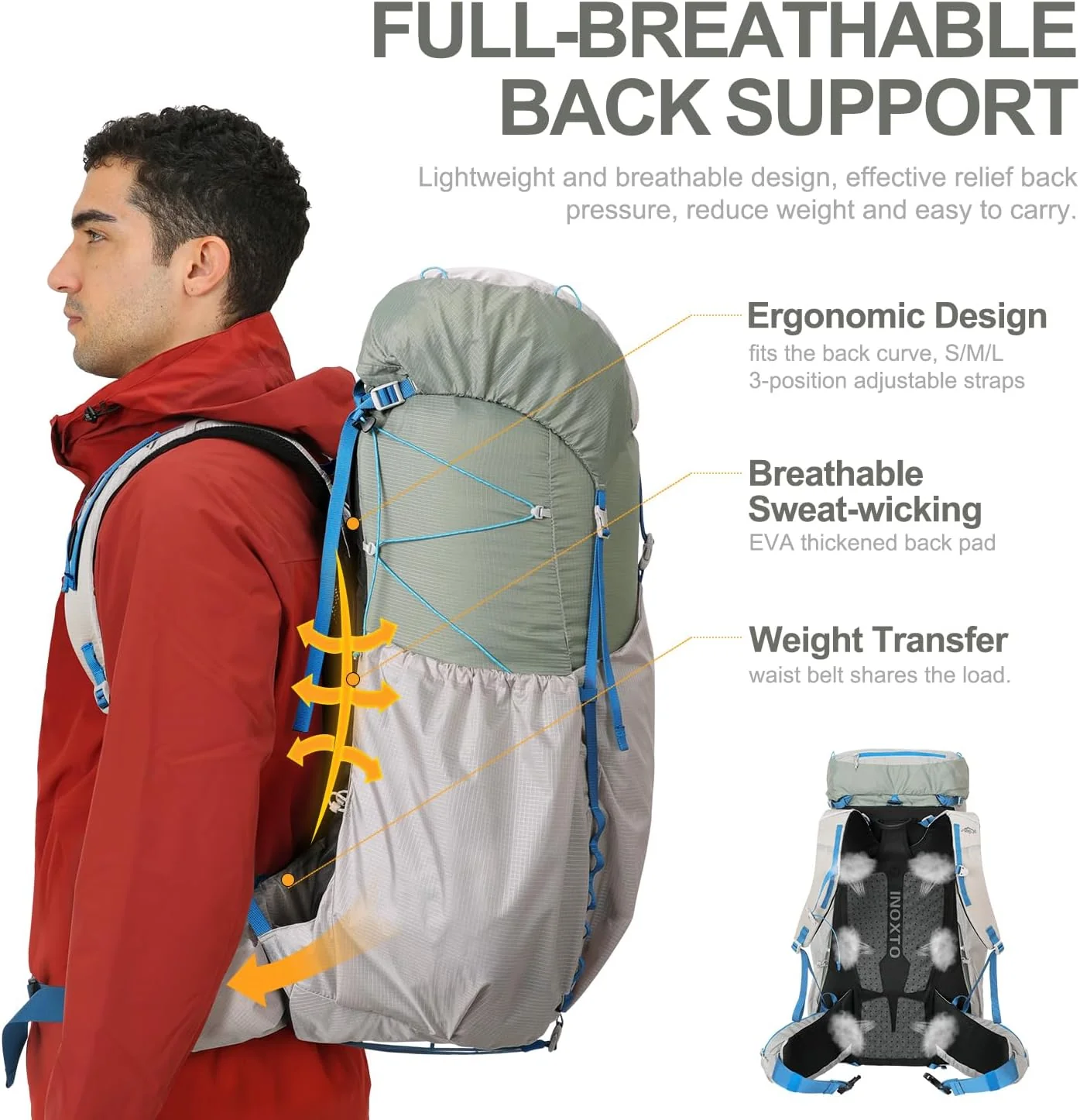 INOXTO Summit 55L Backpack - Image 12