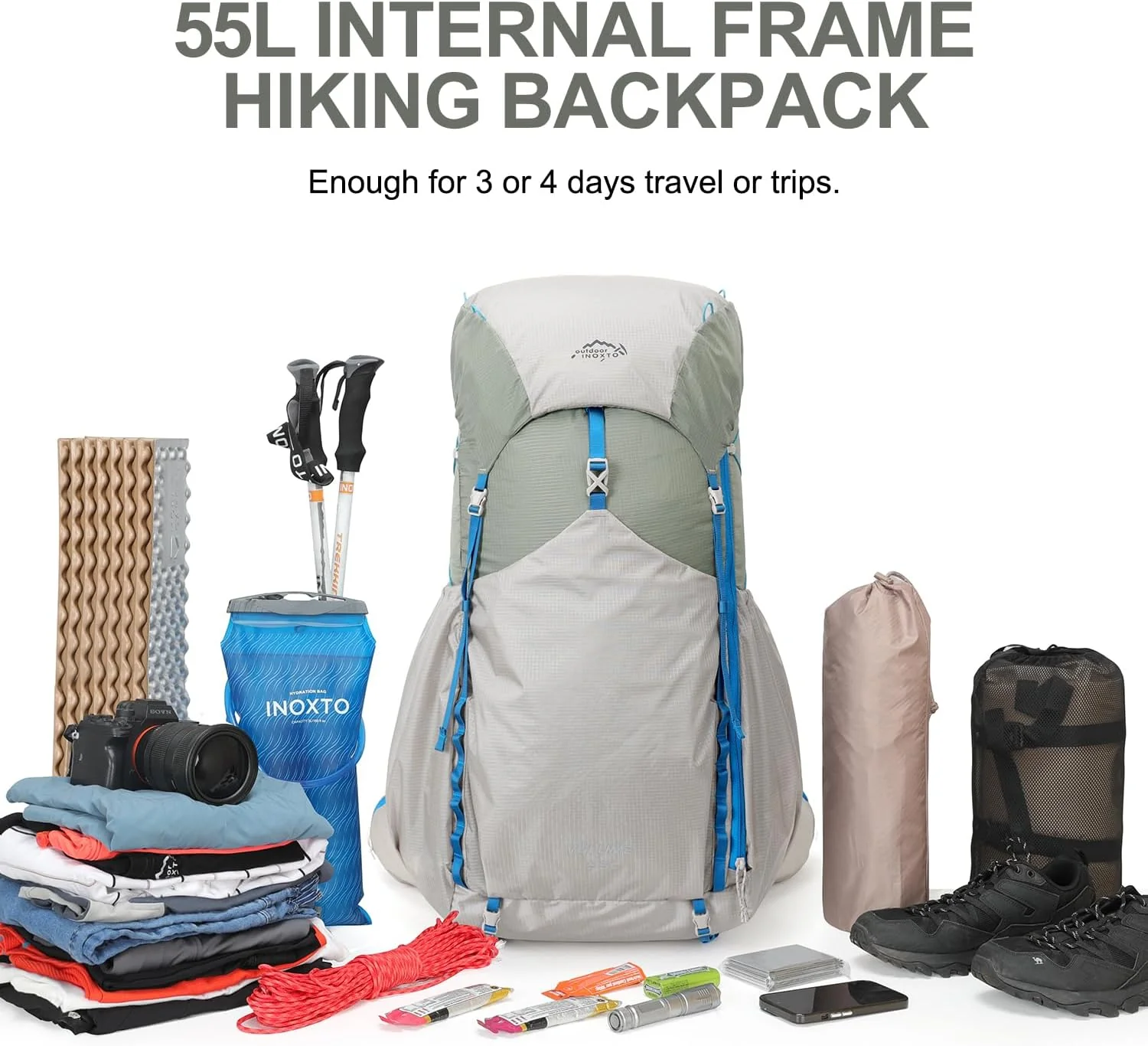 INOXTO Summit 55L Backpack - Image 15