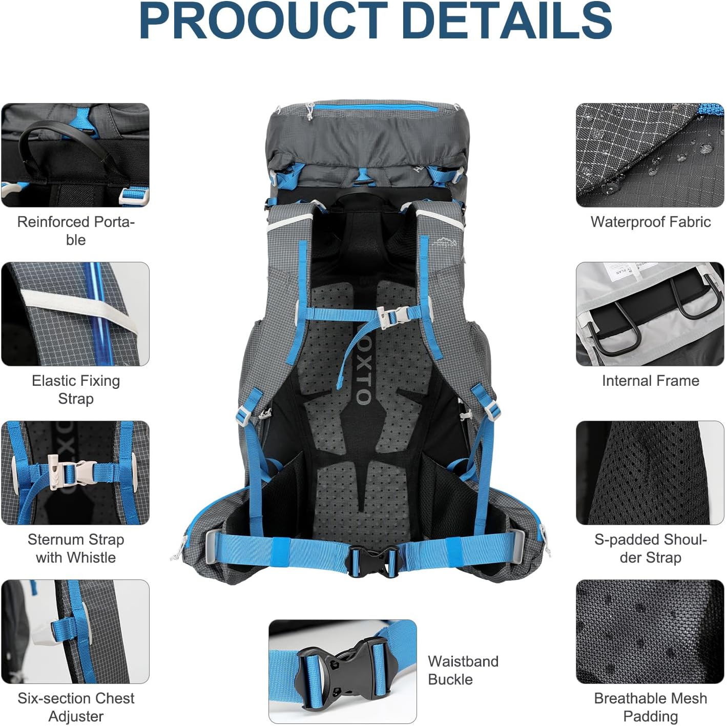 INOXTO Summit 55L Backpack - Image 25