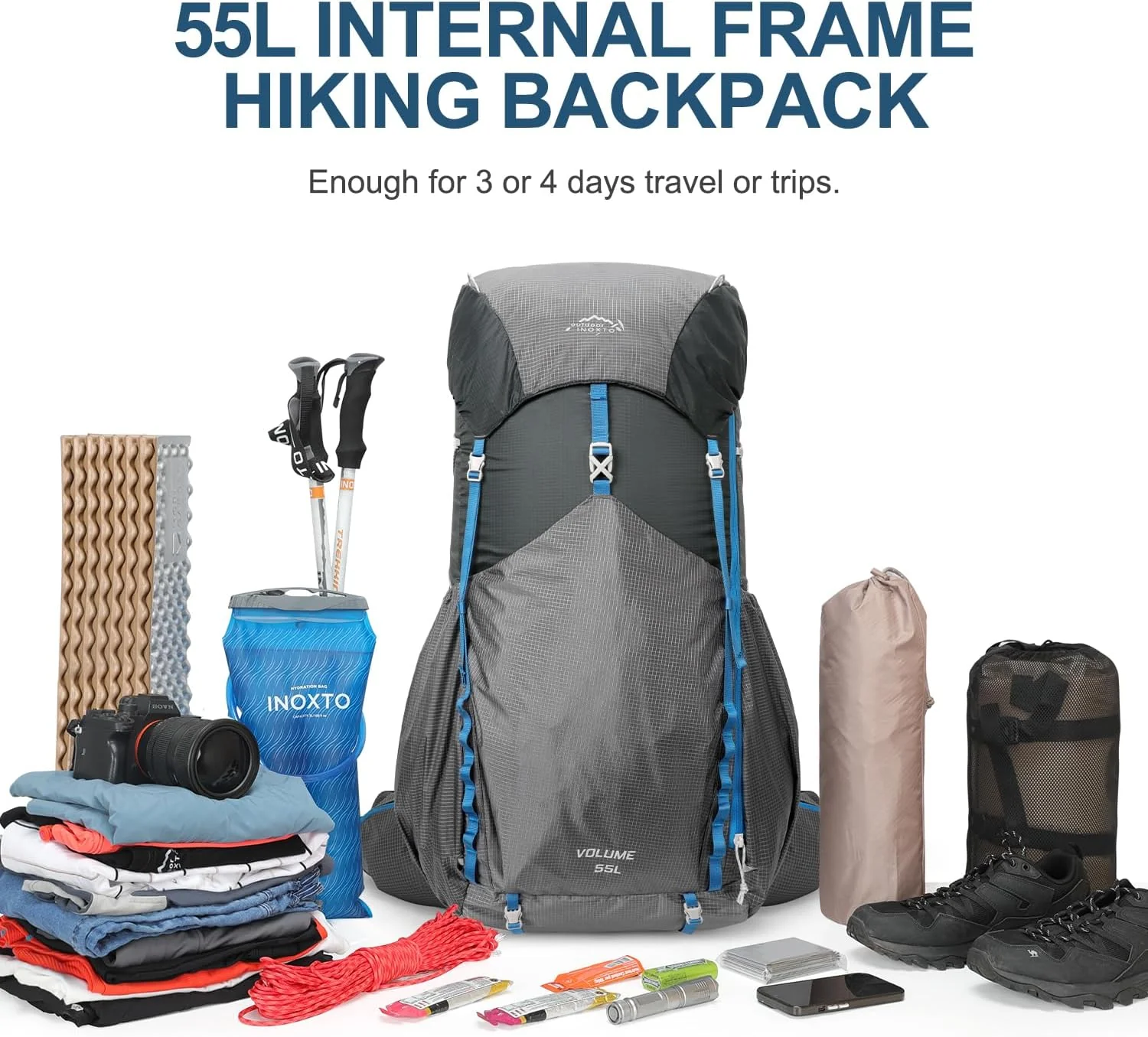 INOXTO Summit 55L Backpack - Image 27