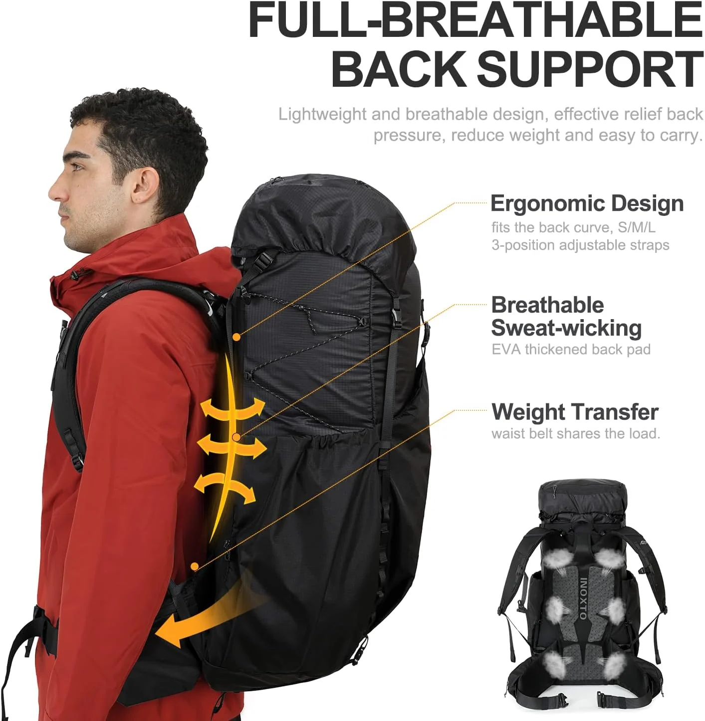 INOXTO Summit 55L Backpack - Image 3