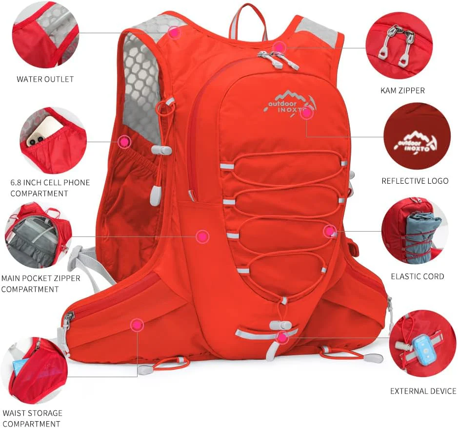 INOXTO 10 Running Hydration Vest for Men Women Marathon Race - Image 10