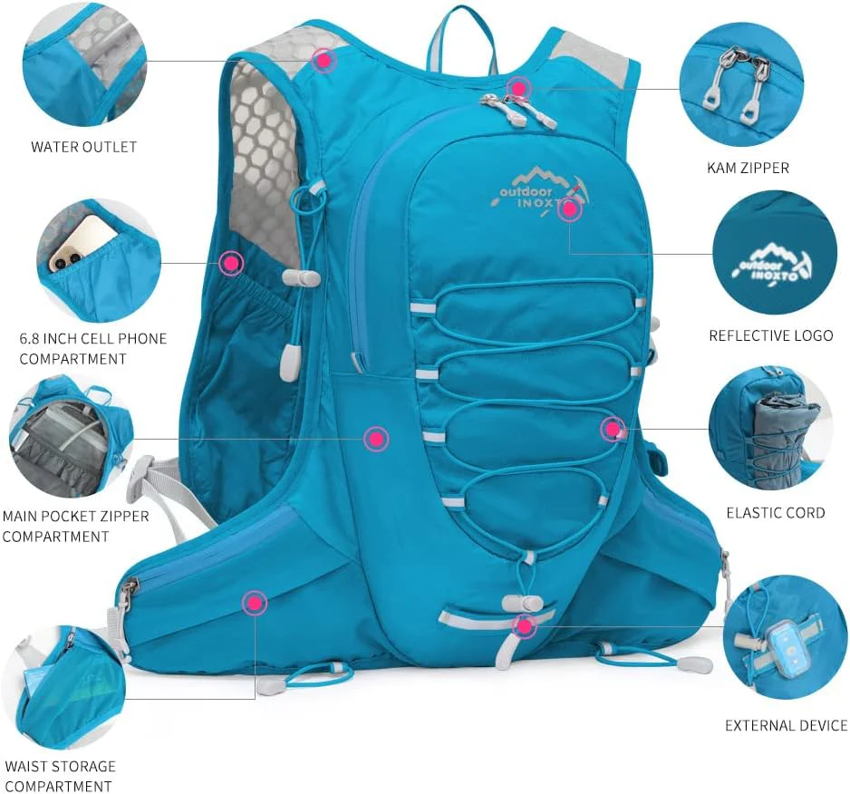 INOXTO 10 Running Hydration Vest for Men Women Marathon Race - Image 24