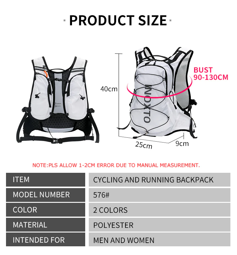 INOXTO  12 Cycling Hydration Backpack - Image 7