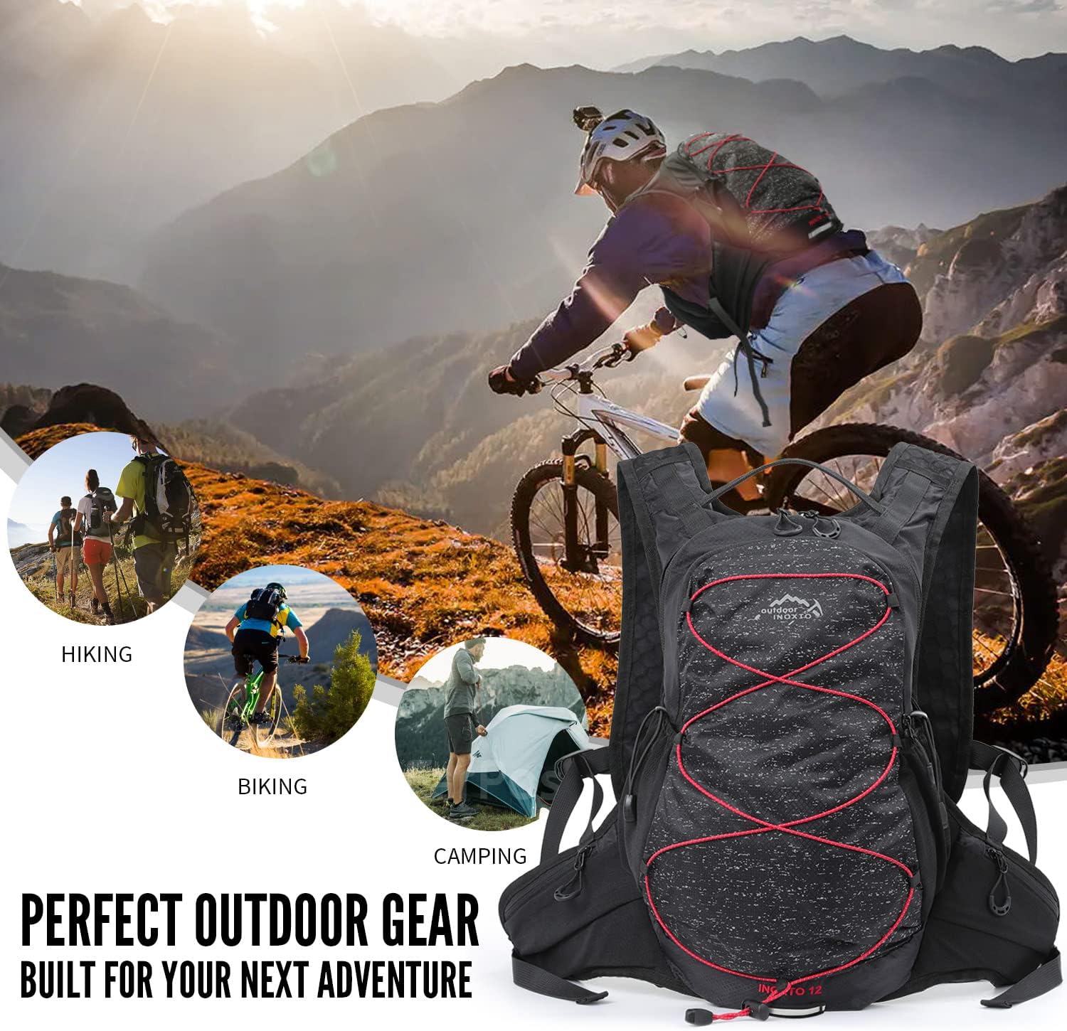 INOXTO 12 Hydration Cycling Backpack Set - Image 4