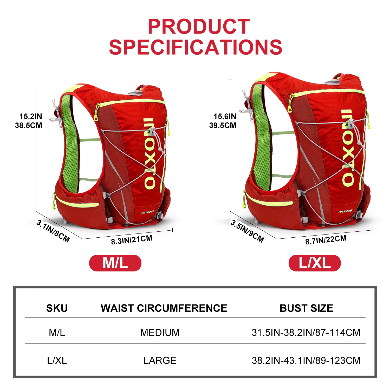 INOXTO 14 Hydration Vest - Image 16