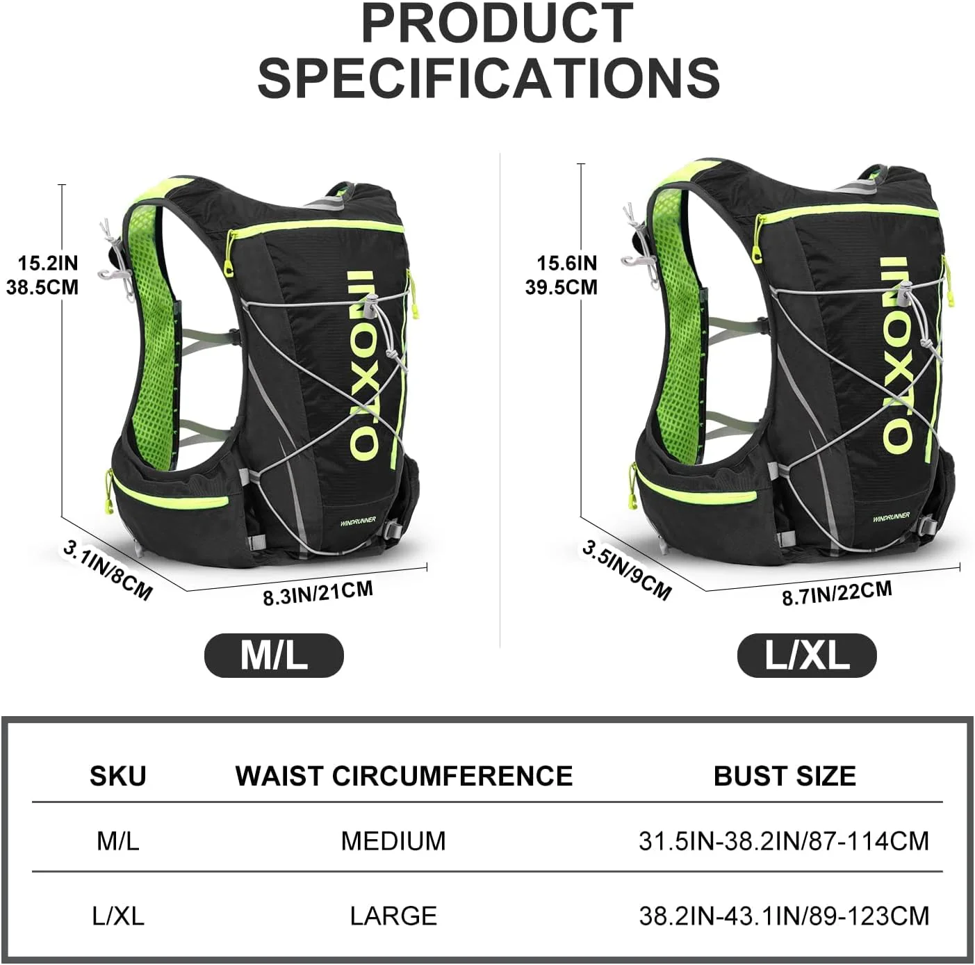 INOXTO 14 Hydration Vest - Image 8