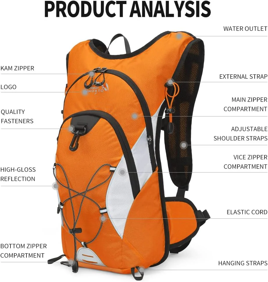INOXTO 15 Lightweight Hydration Backpack - Image 3