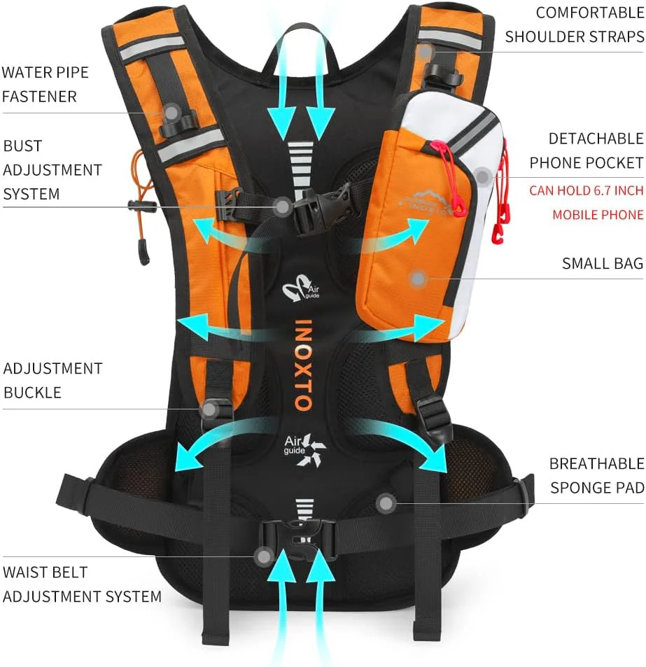 INOXTO 15 Lightweight Hydration Backpack - Image 5