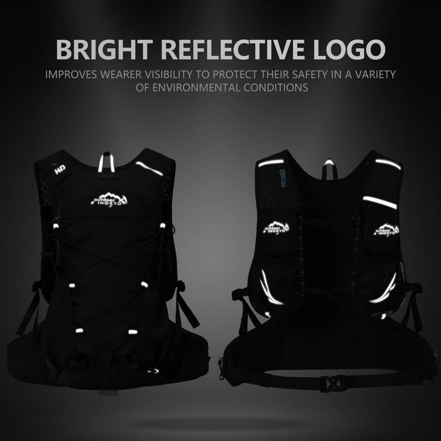 INOXTO 18L Hydration Backpack for Women Men with 2L Water Bladder - Image 14