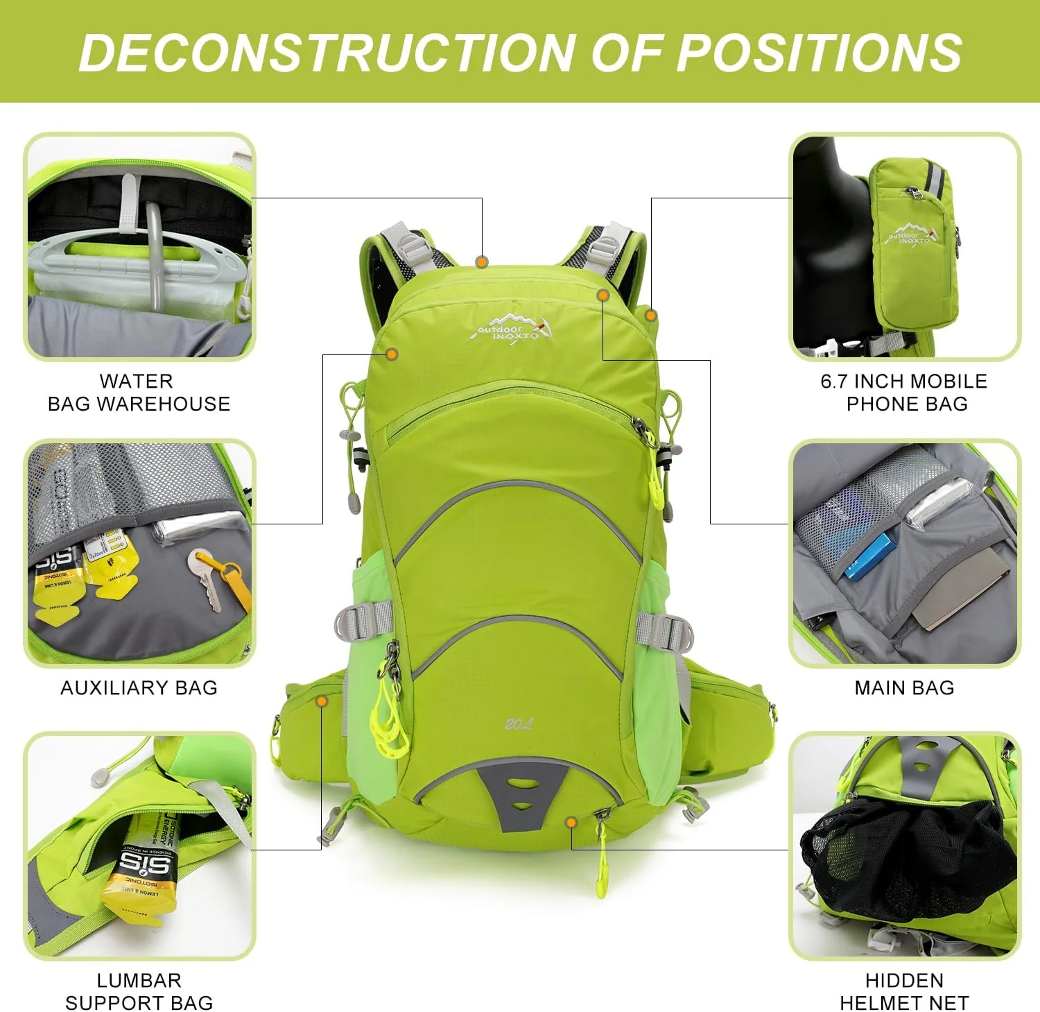 INOXTO 20 Hydration Pack - Image 20