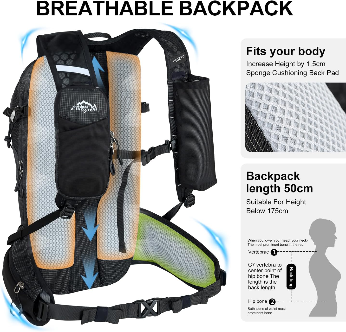 INOXTO Lightchaser 20L Multipurpose Backpack - Image 3
