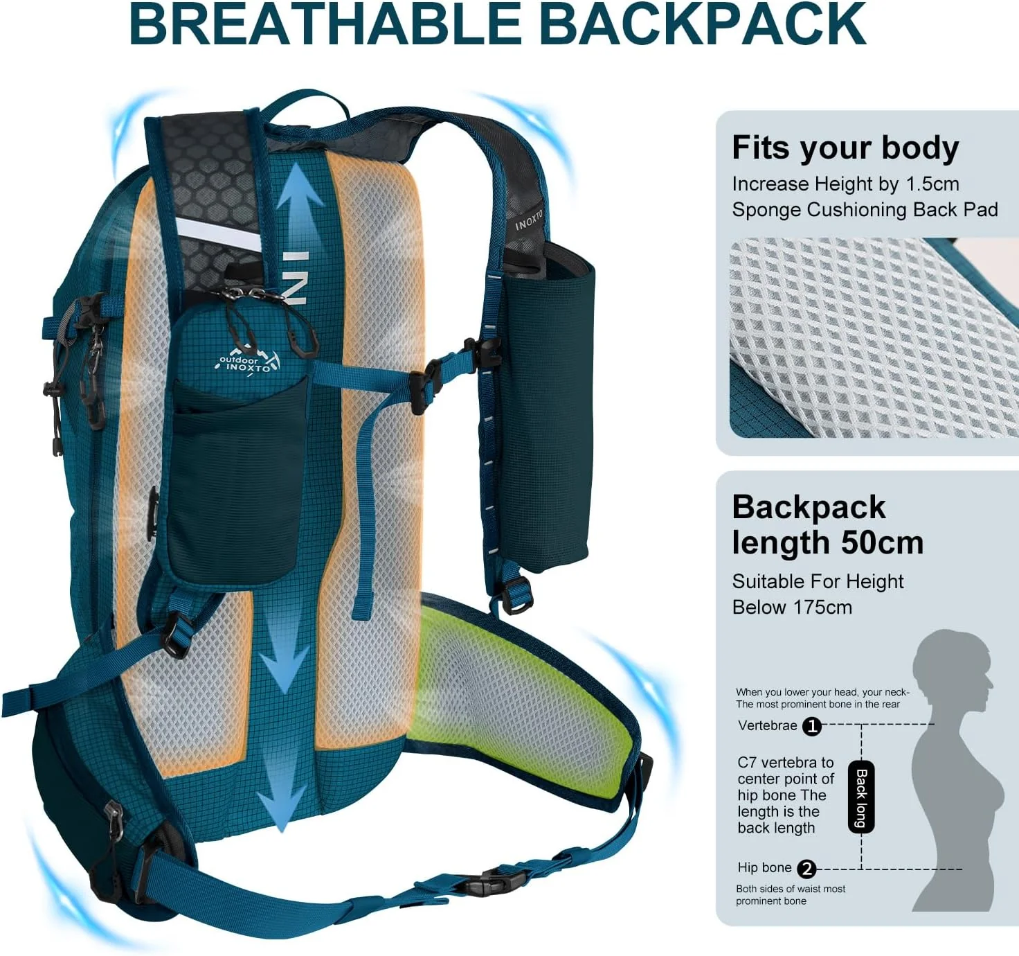 INOXTO Lightchaser 20L Multipurpose Backpack - Image 9