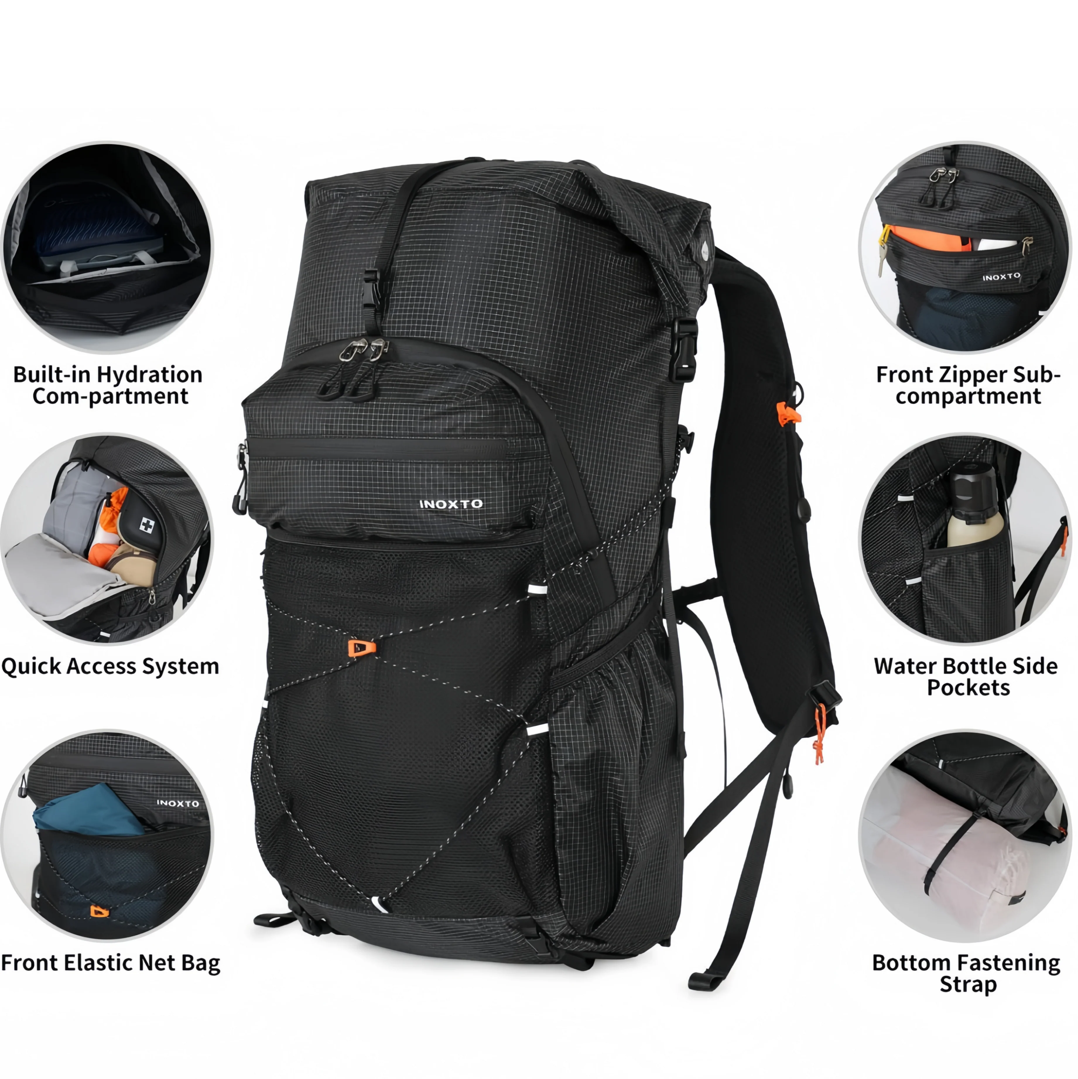 INOXTO Tellus 30 - Lightweight Hiking & Daypack - Image 4
