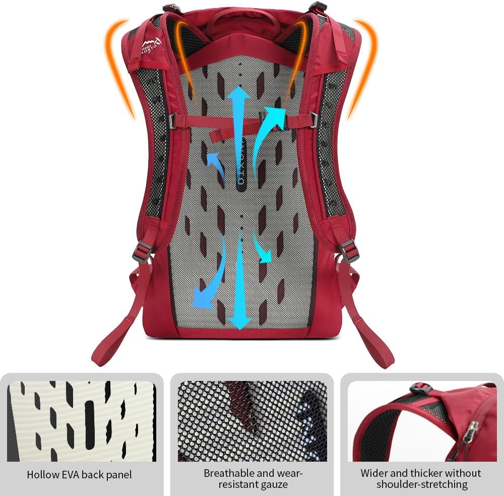 INOXTO 25L Hiking Hydration Backpack - Image 22