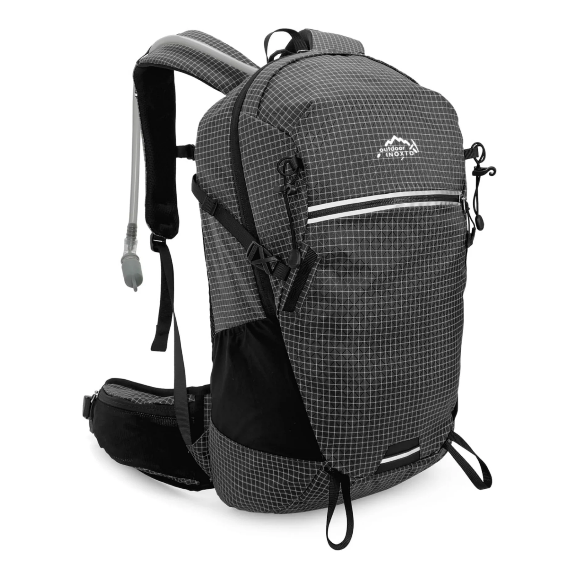 INOXTO 25L Hydration Hiking Backpack with 3L Water Bladder and Rain Cover - Image 8