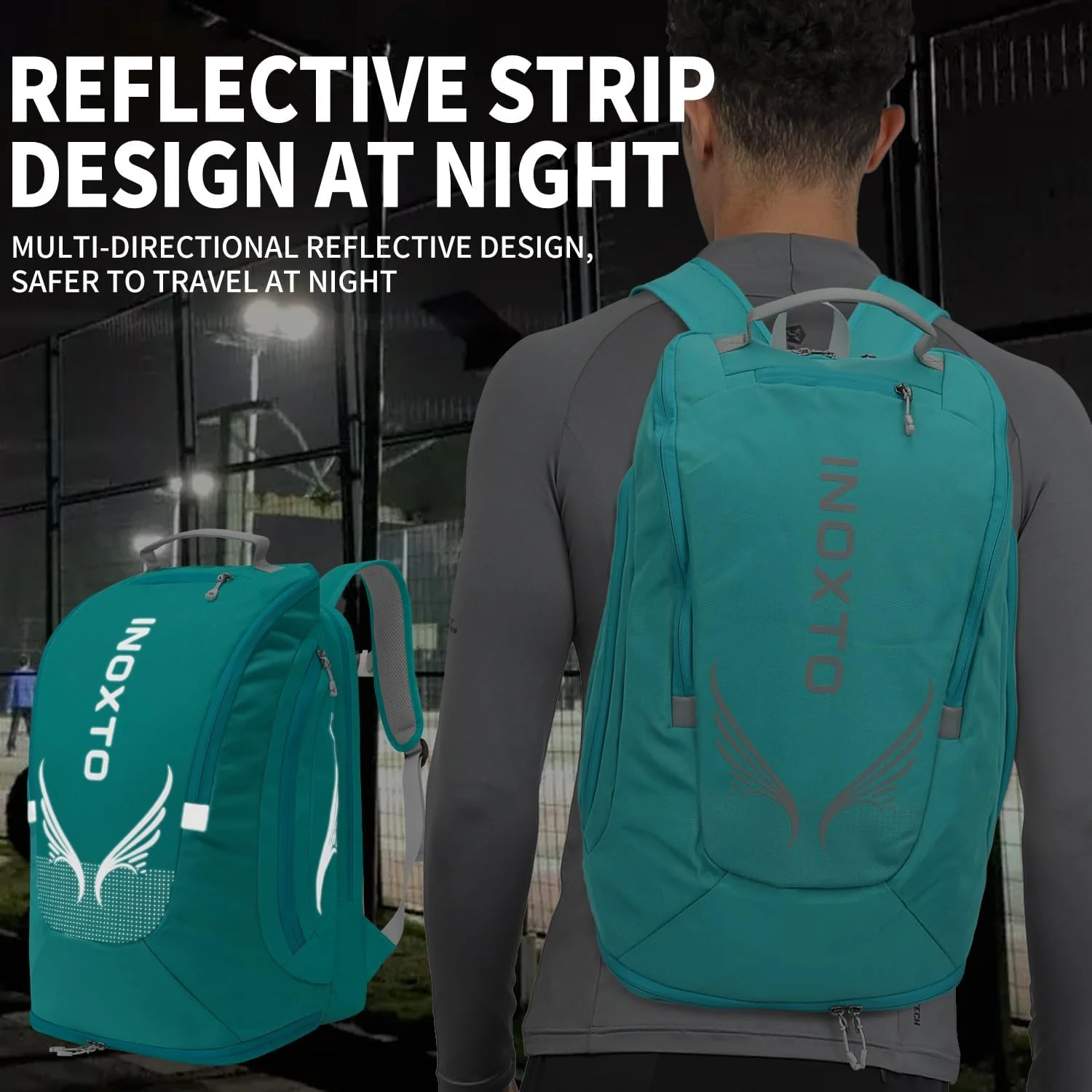 INOXTO 35 Tennis Bag-Racket Sports Backpack - Image 17
