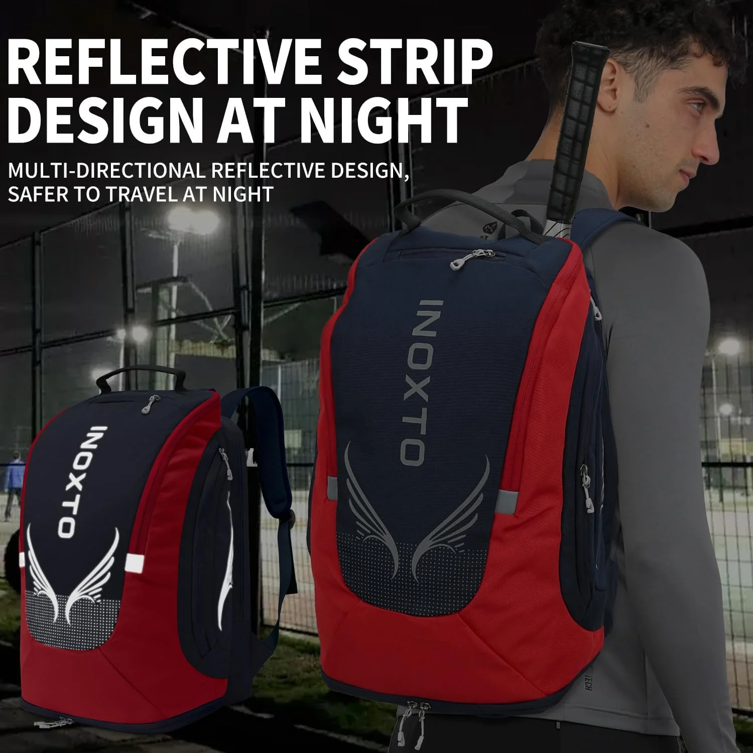 INOXTO 35 Tennis Bag-Racket Sports Backpack - Image 30