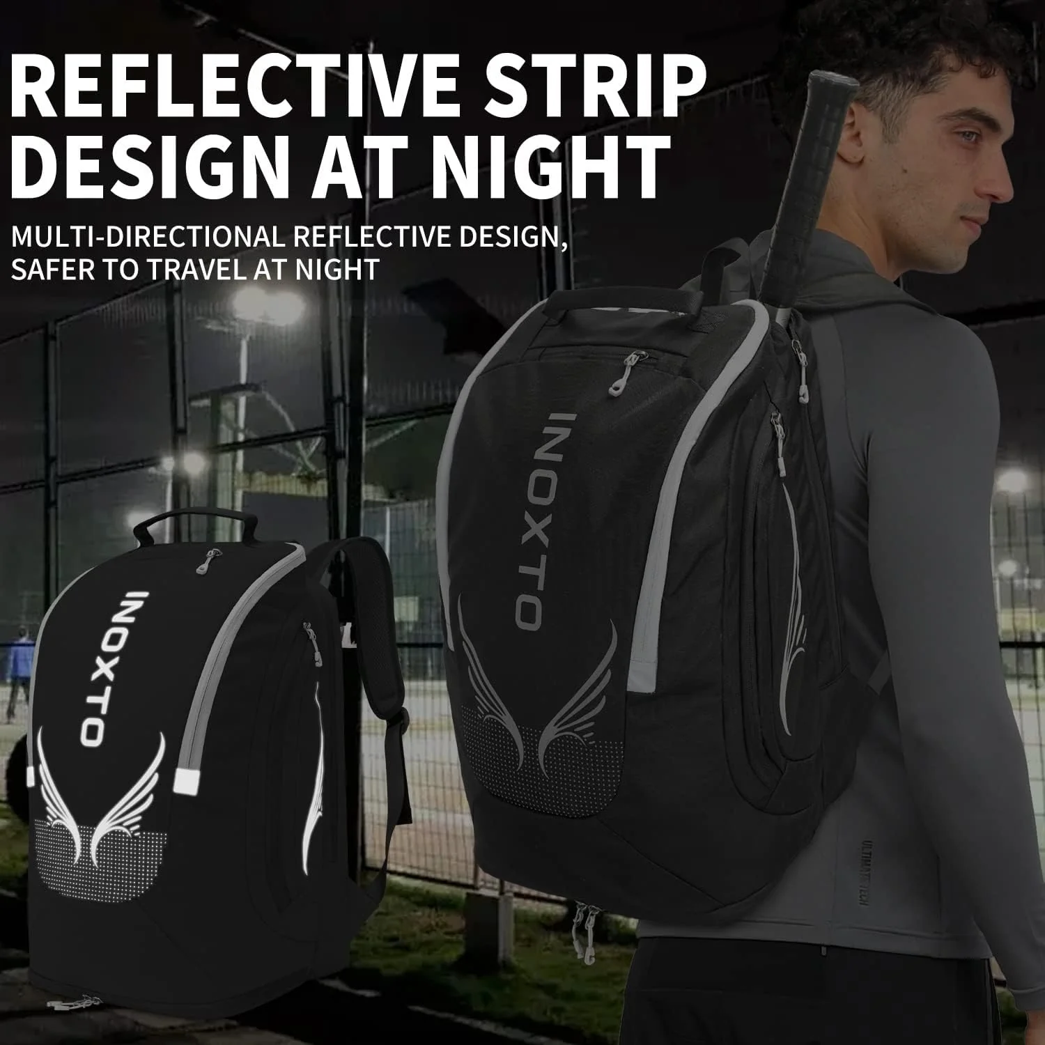 INOXTO 35 Tennis Bag-Racket Sports Backpack - Image 6
