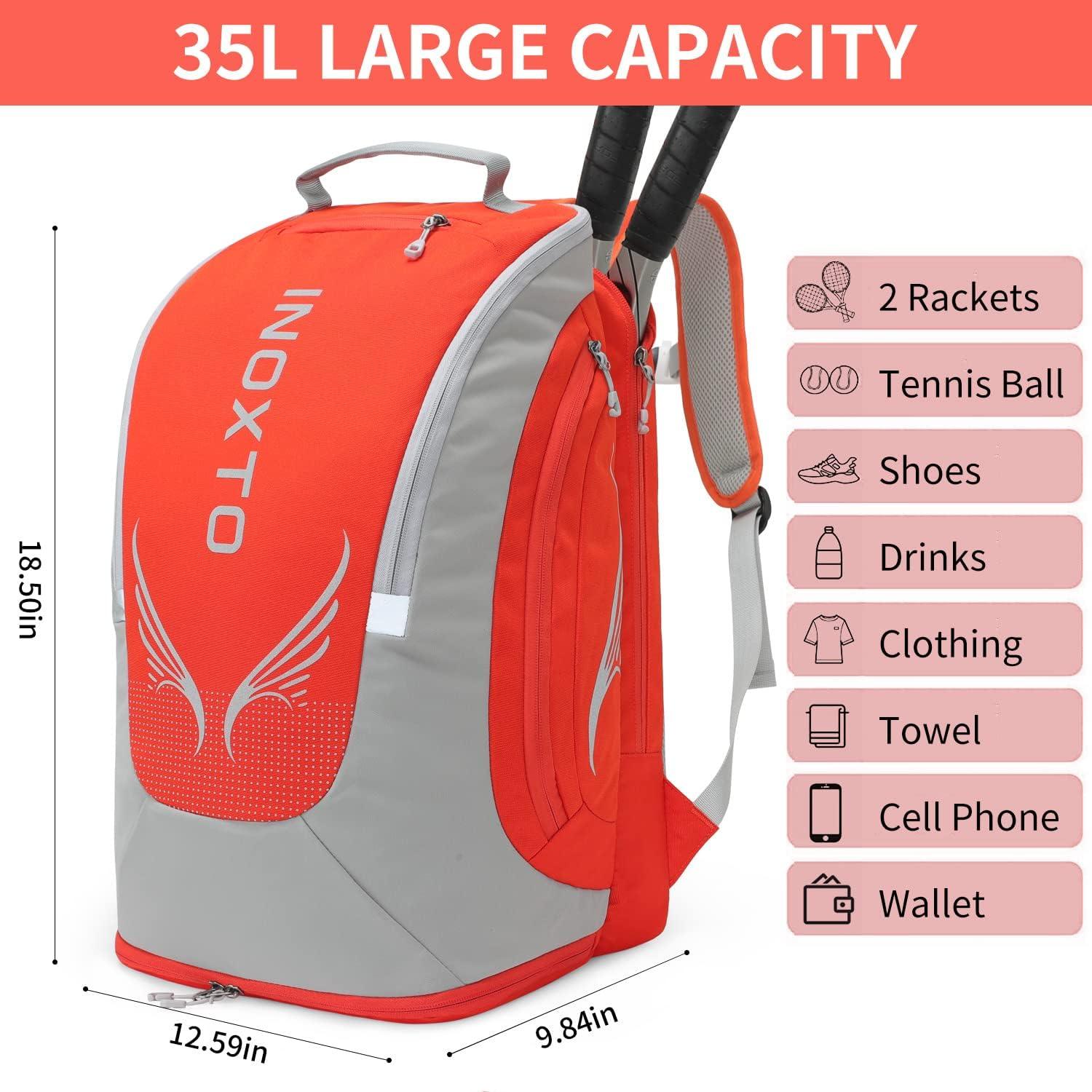 INOXTO 35 Tennis Bag-Racket Sports Backpack - Image 8