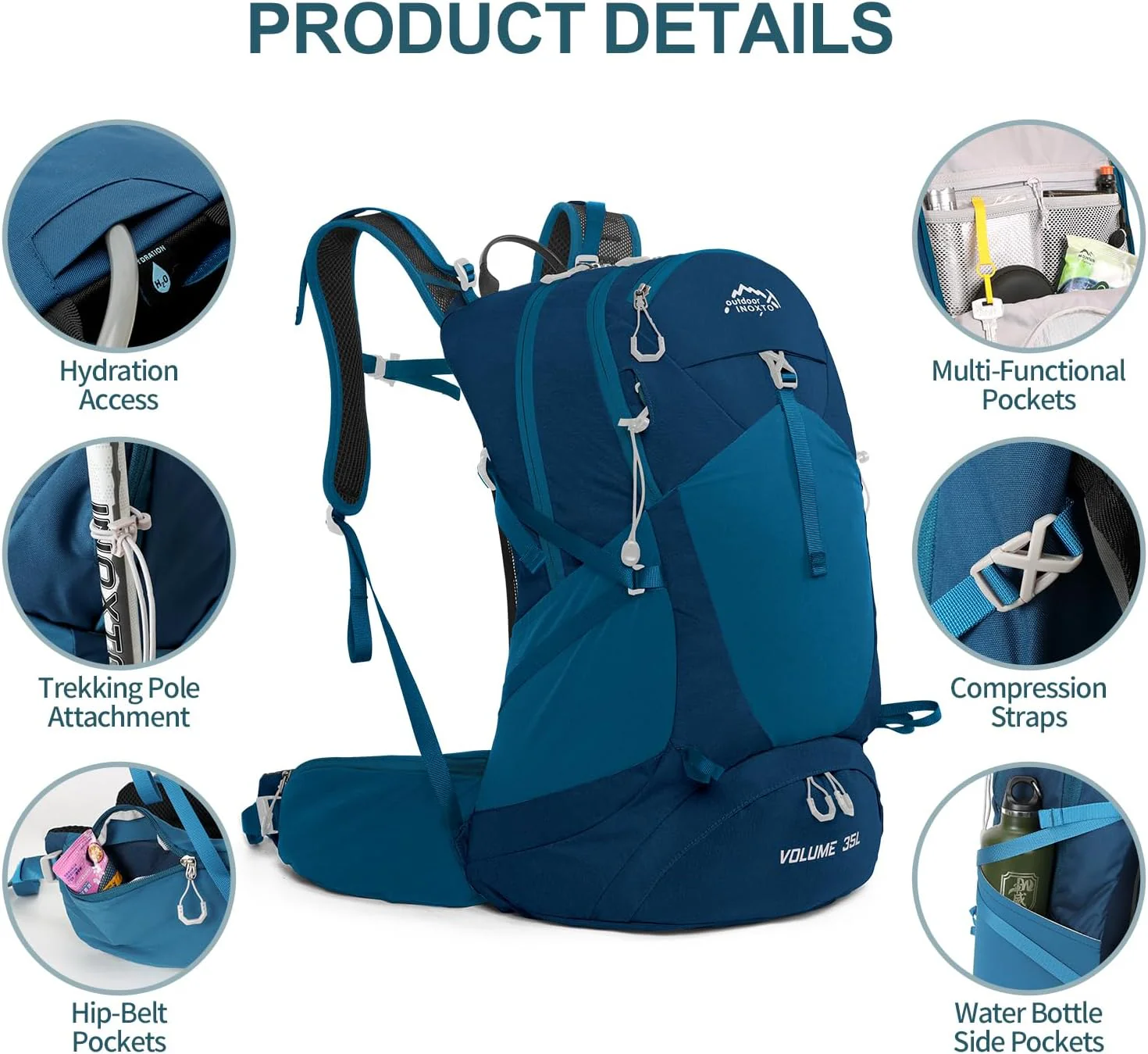 INOXTO 26L Mountaineering Backpack-Core - Image 19