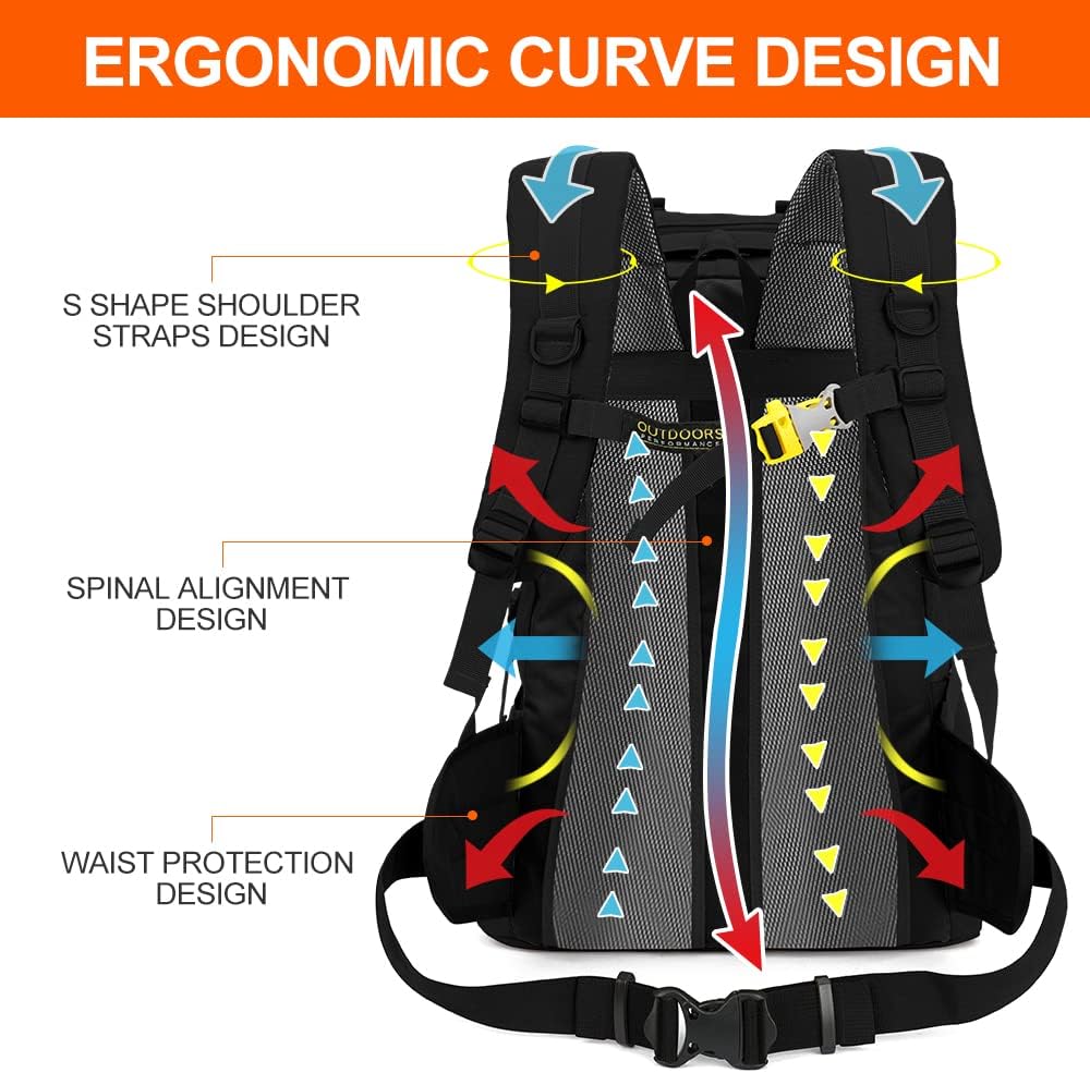 INOXTO 40 Hiking Backpack Camping Backpack - Image 11