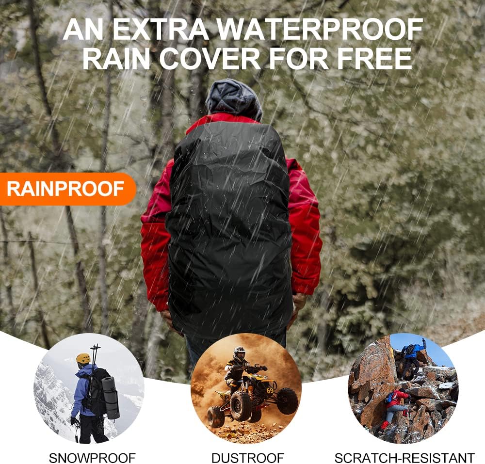 INOXTO 40 Hiking Backpack Camping Backpack - Image 12