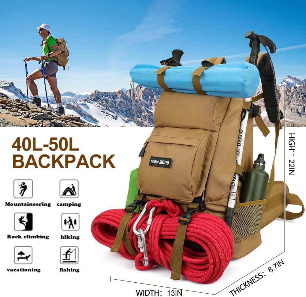 INOXTO 40 Hiking Backpack Camping Backpack - Image 6