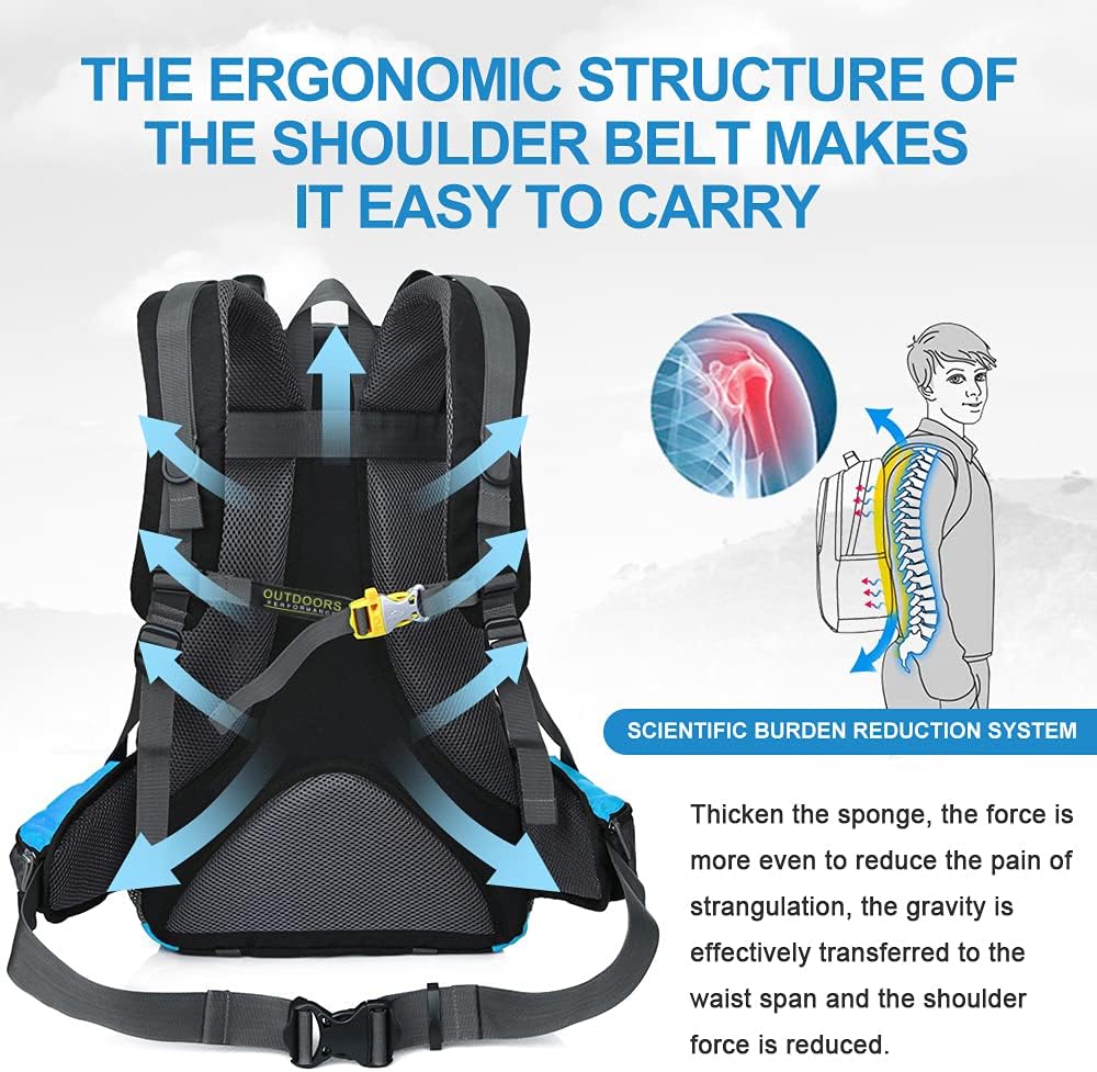 INOXTO 40 Lightweight Hiking Daypack-Unisex - Image 12