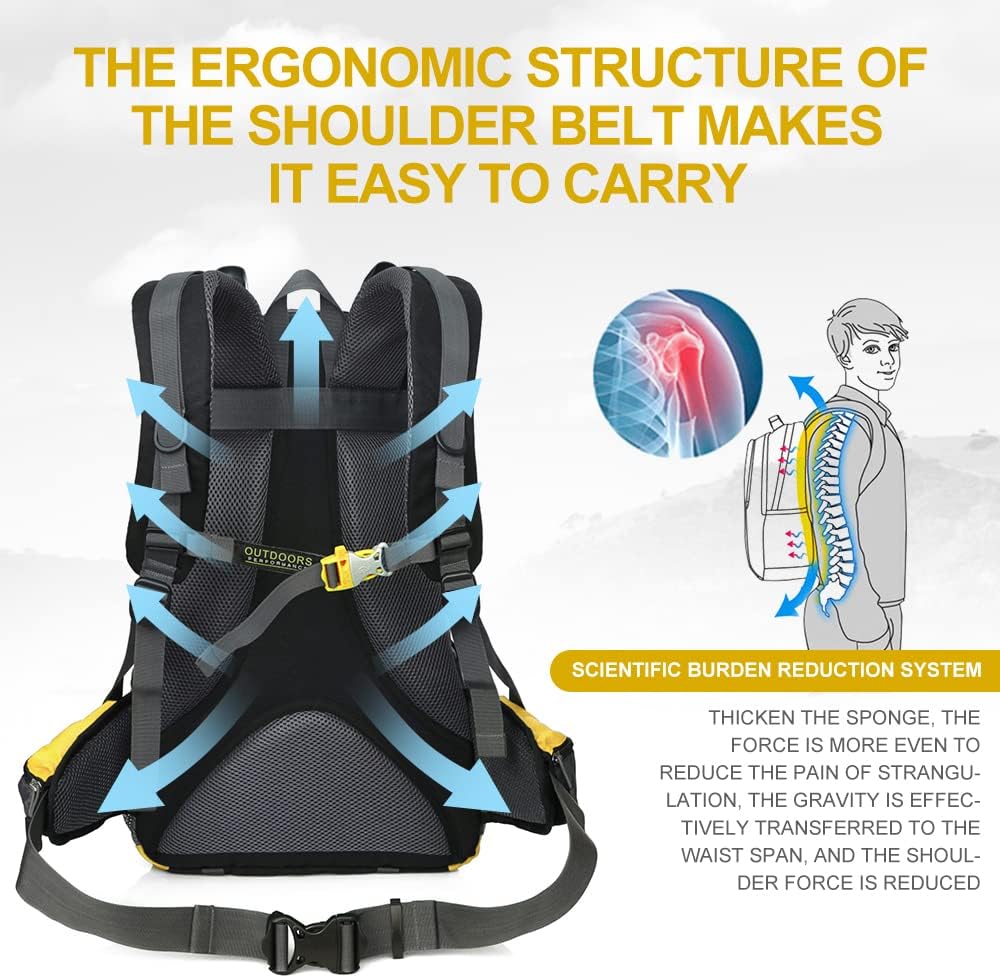 INOXTO 40 Lightweight Hiking Daypack-Unisex - Image 16
