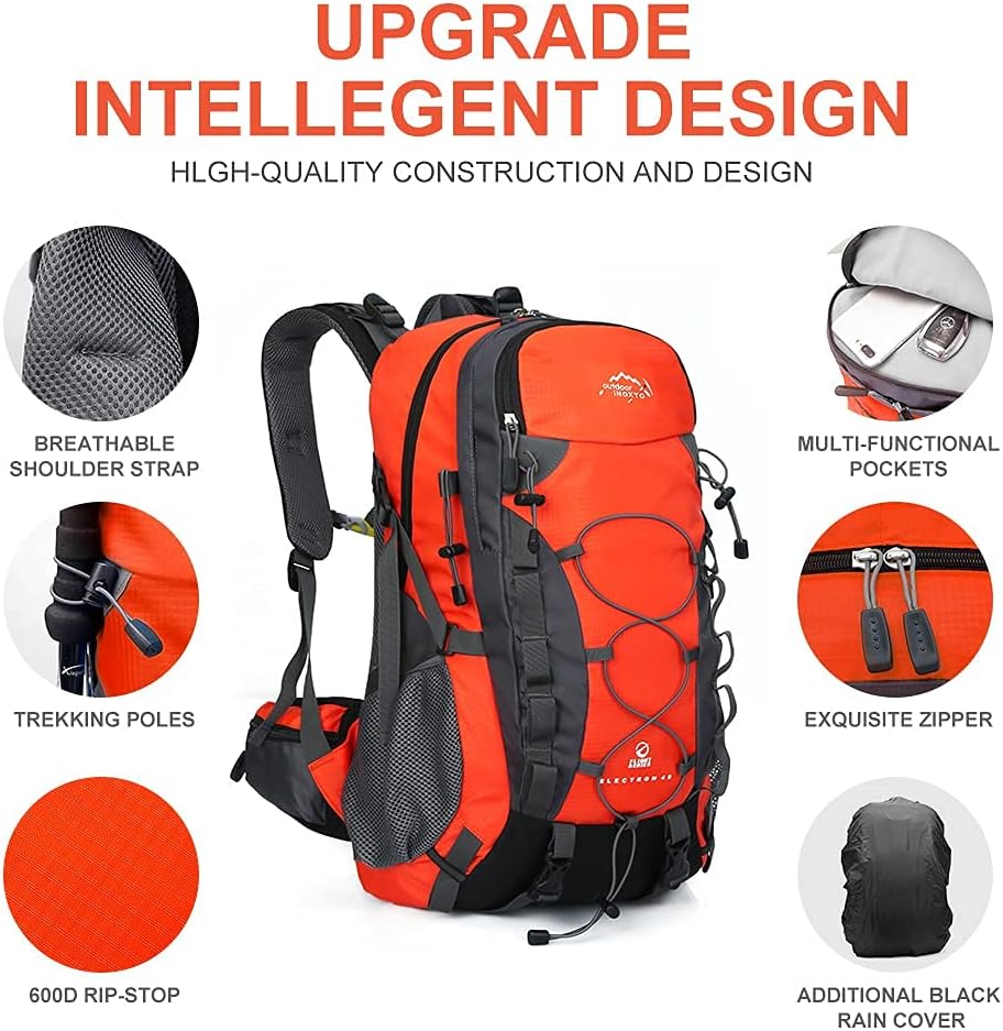 INOXTO 40 Lightweight Hiking Daypack-Unisex - Image 20