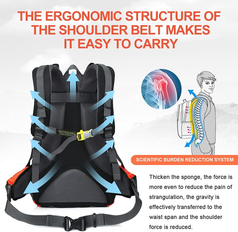 INOXTO 40 Lightweight Hiking Daypack-Unisex - Image 23