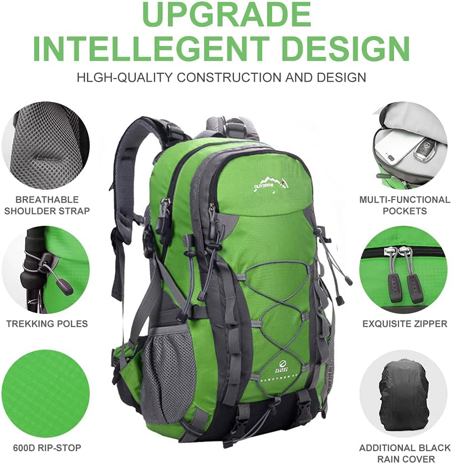 INOXTO 40 Lightweight Hiking Daypack-Unisex - Image 29