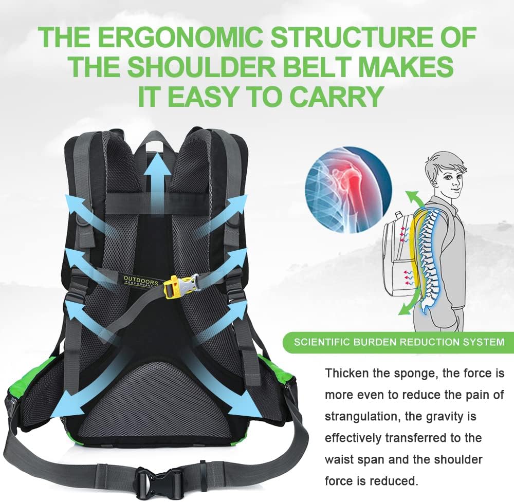 INOXTO 40 Lightweight Hiking Daypack-Unisex - Image 31