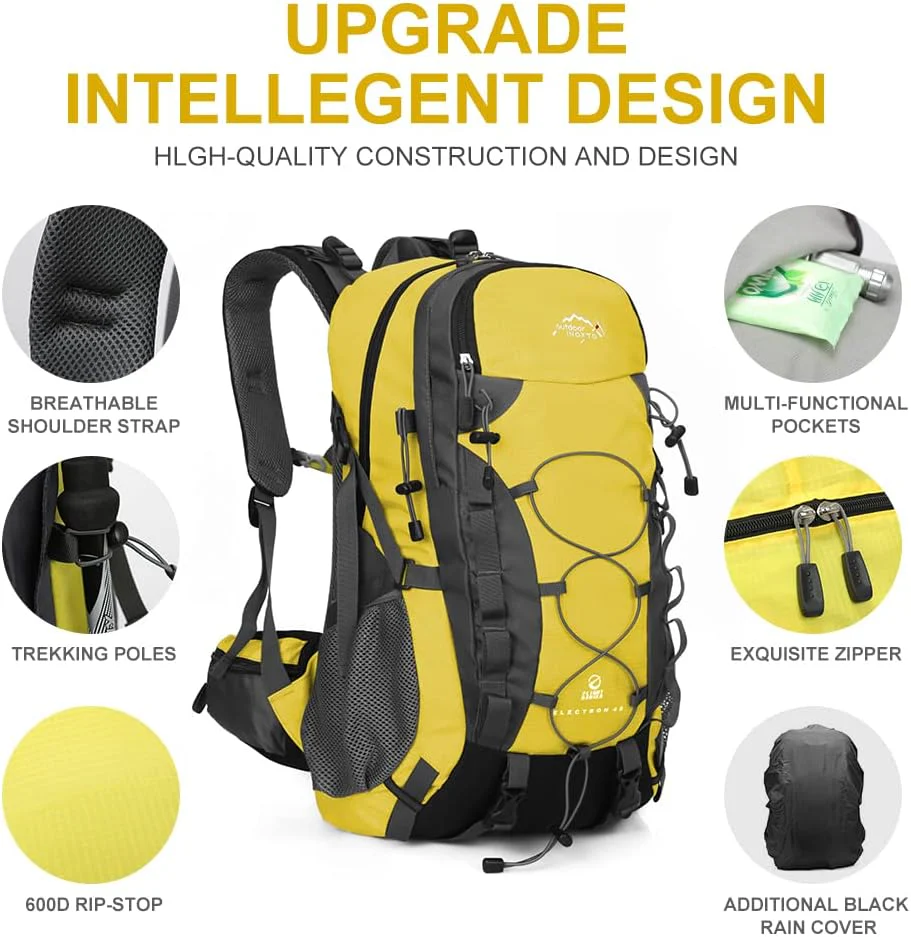 INOXTO 40 Lightweight Hiking Daypack-Unisex - Image 36