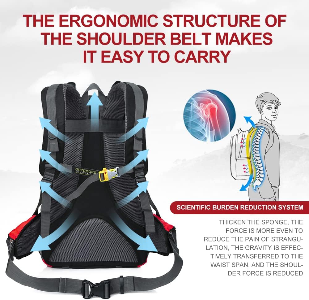 INOXTO 40 Lightweight Hiking Daypack-Unisex - Image 42