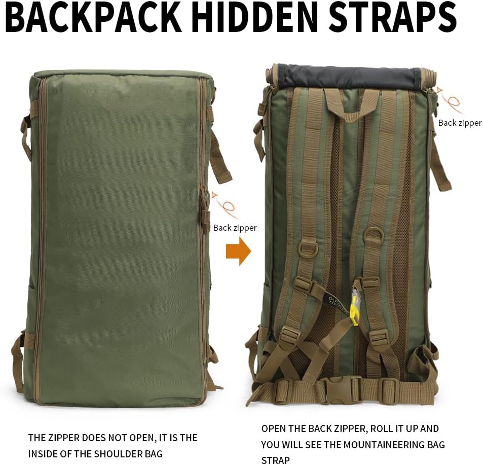 INOXTO 40L Hiking Backpack Lightweight Waterproof Backpack for Men Women - Image 17