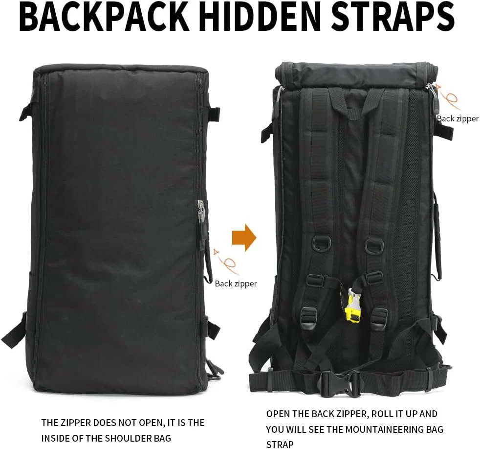 INOXTO 40L Hiking Backpack Lightweight Waterproof Backpack for Men Women - Image 5