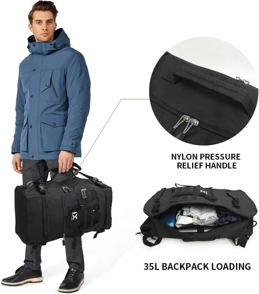 INOXTO 40L Hiking Backpack Lightweight Waterproof Backpack for Men Women - Image 6