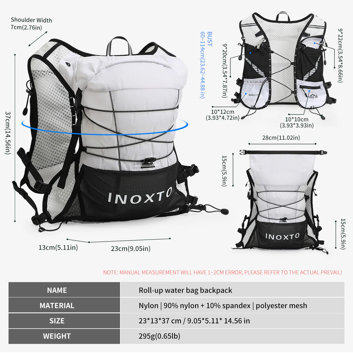 INOXTO 5L Hydration Running Vest - Image 3