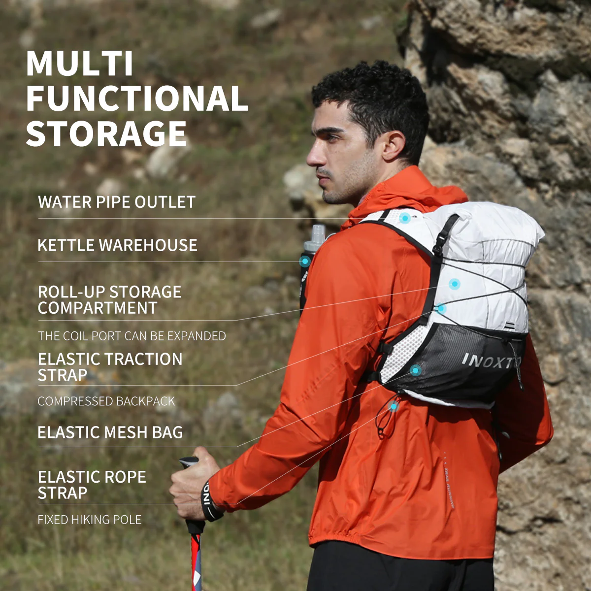 INOXTO 5L Hydration Running Vest - Image 9