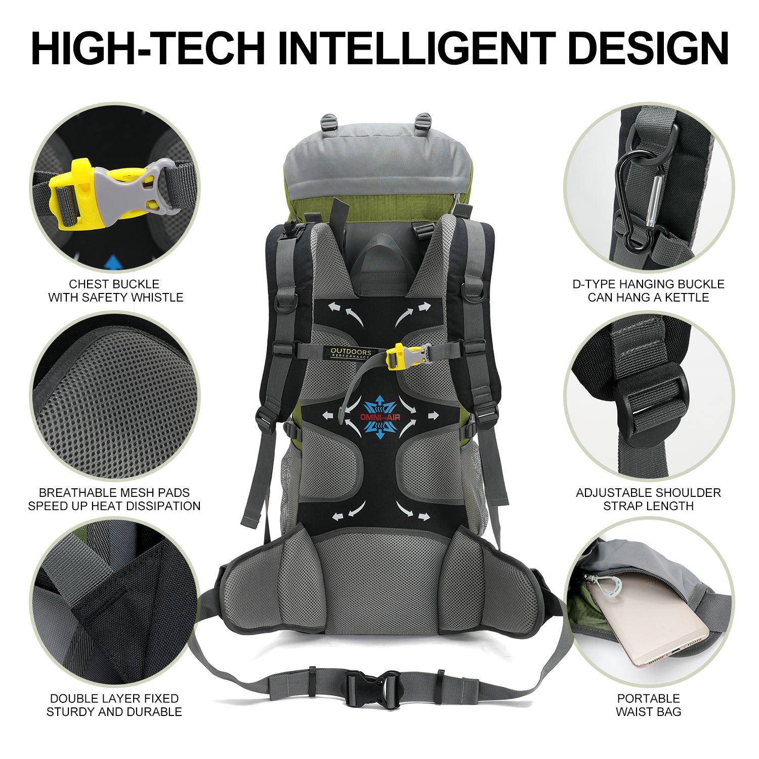 INOXTO 65/85L Lightweight  Backpack - Image 10