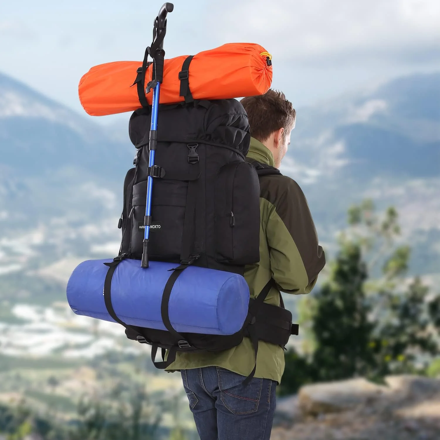 INOXTO Outland 65/85L Internal Frame Backpack - Image 12