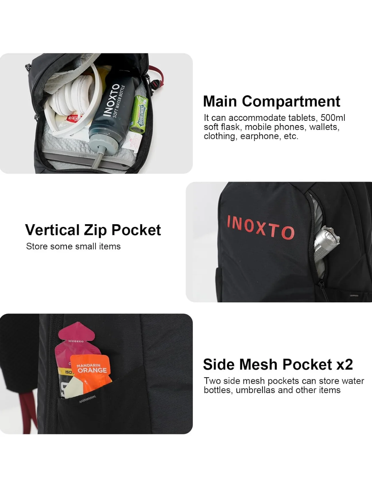INOXTO Crossbody Sling Bag for Men Women - Image 7