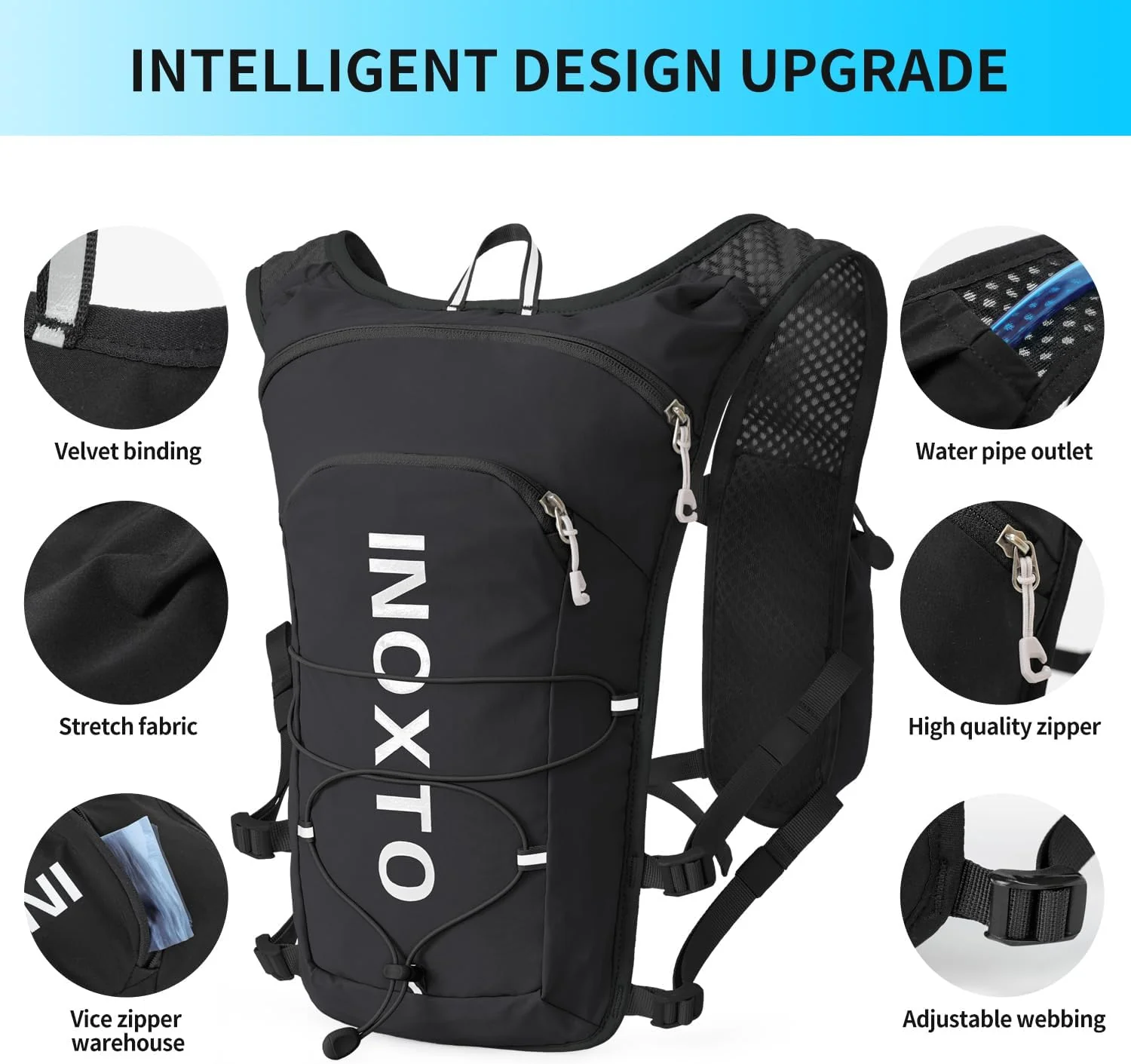 INOXTO Light Run 3.0 Pro Running Hydration Vest Set - Image 10