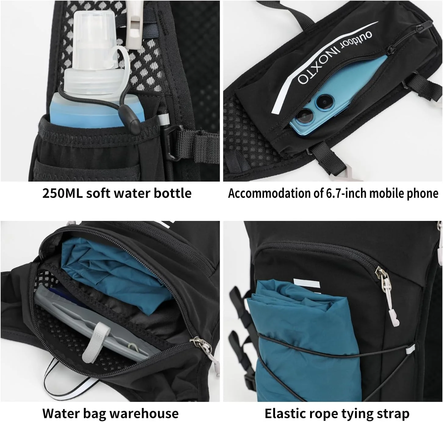 INOXTO Light Run 3.0 Pro Running Hydration Vest Set - Image 11