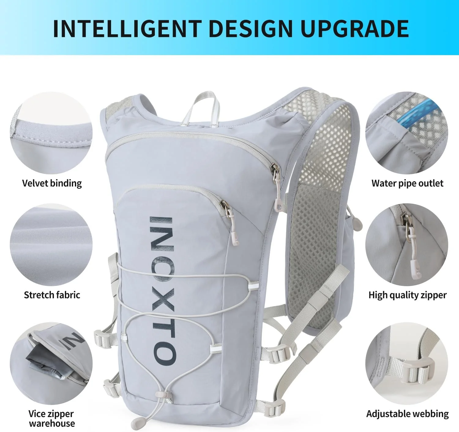 INOXTO Light Run 3.0 Pro Running Hydration Vest Set - Image 4