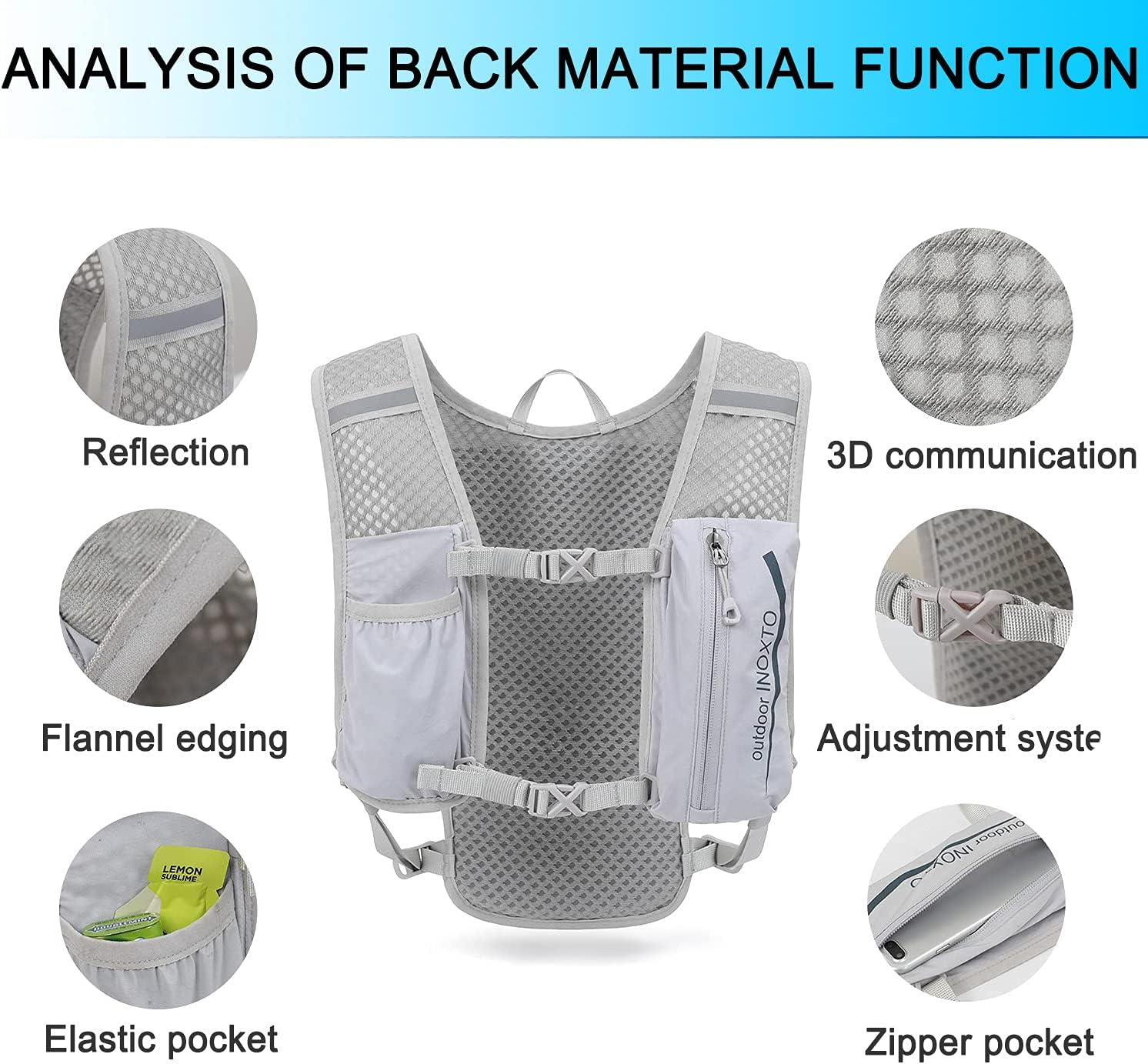 INOXTO Phantom - Running Hydration Vest - Image 12